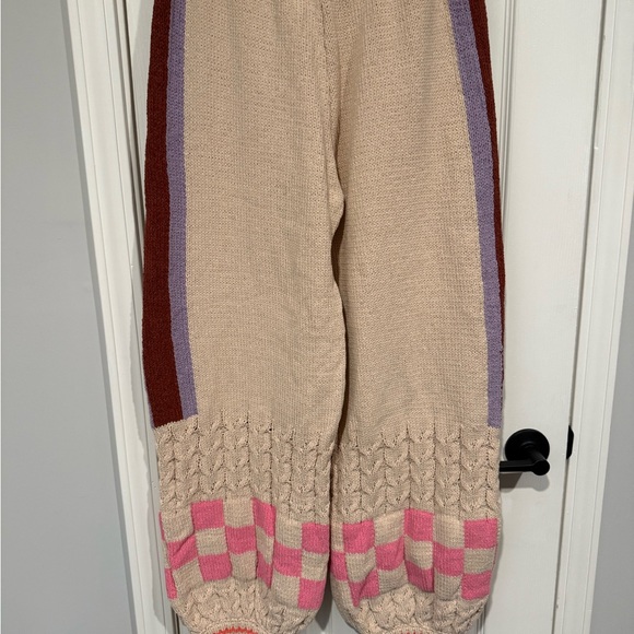 POL Granny Square Chenille Sweater Relaxed Fit Pants NWOT Sold - Picture 2 of 8